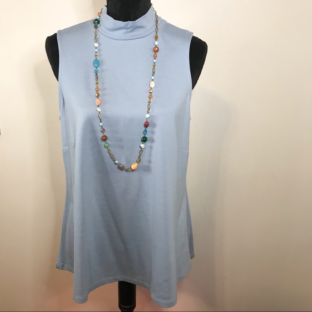 ✨ 2/$15 SALE!  NWT Bobeau Baby Blue Tank  Size:M✨